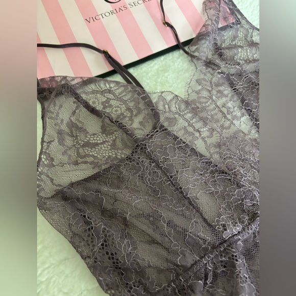Victoria's Secret Purple Lace Chemise - Picture 4 of 8